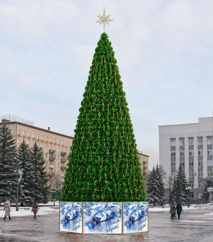 Уличная каркасная сосна «Уральская Люкс» 6 м, Леска