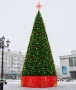 Уличная каркасная елка «Уральская Люкс» 29 м, ПВХ, зеленая