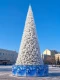 Уличная ствольная елка «Альпийская Люкс» 3 м, ПВХ, белая