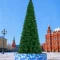 Уличная ствольная елка «Альпийская Люкс» 3 м, ПВХ, зеленая