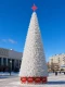 Уличная каркасная елка «Уральская Люкс» 9 м, ПВХ, белая