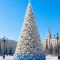 Уличная ствольная елка «Альпийская Люкс» 5 м, ПВХ, белая
