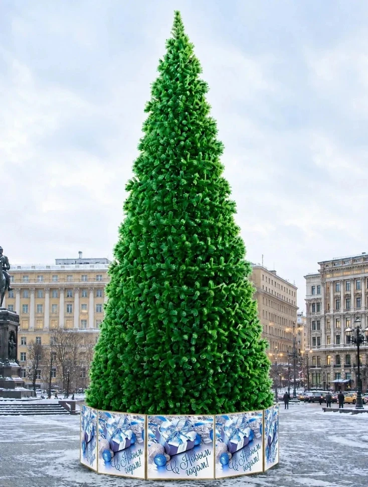 Уличная каркасная сосна «Уральская Люкс» 24 м, Леска