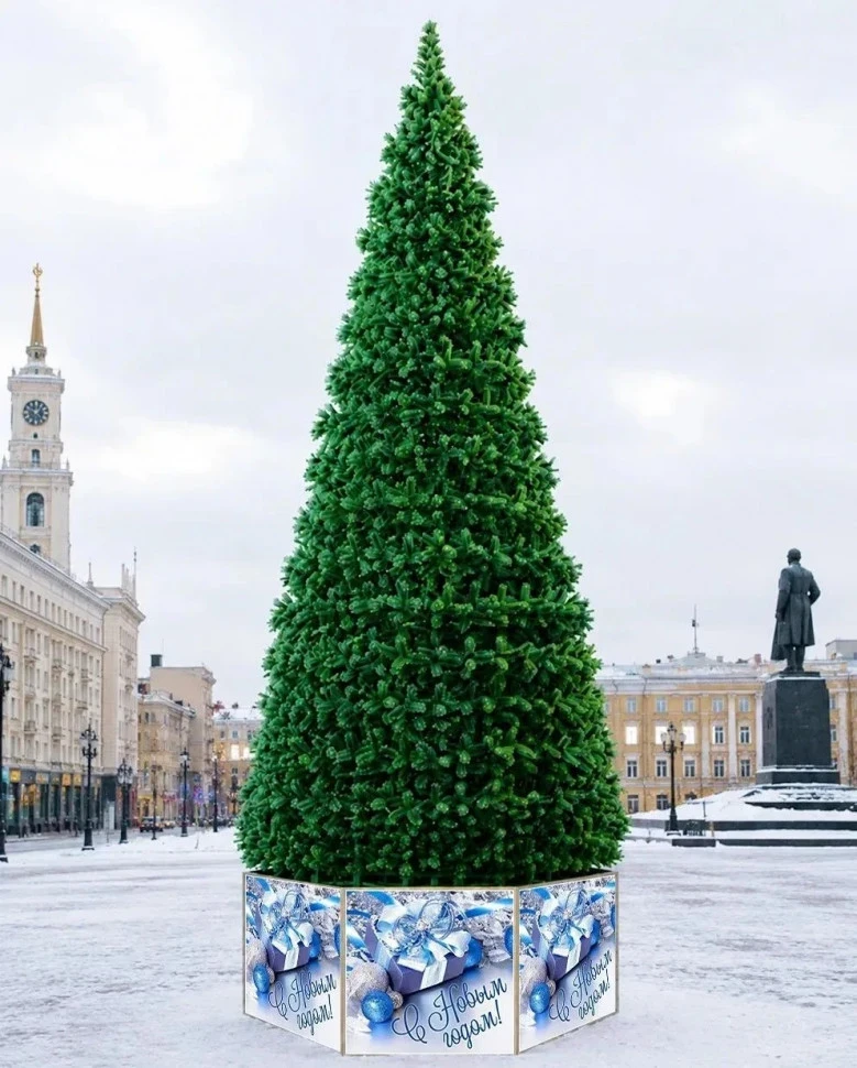Уличная каркасная сосна «Уральская Люкс» 24 м, Леска